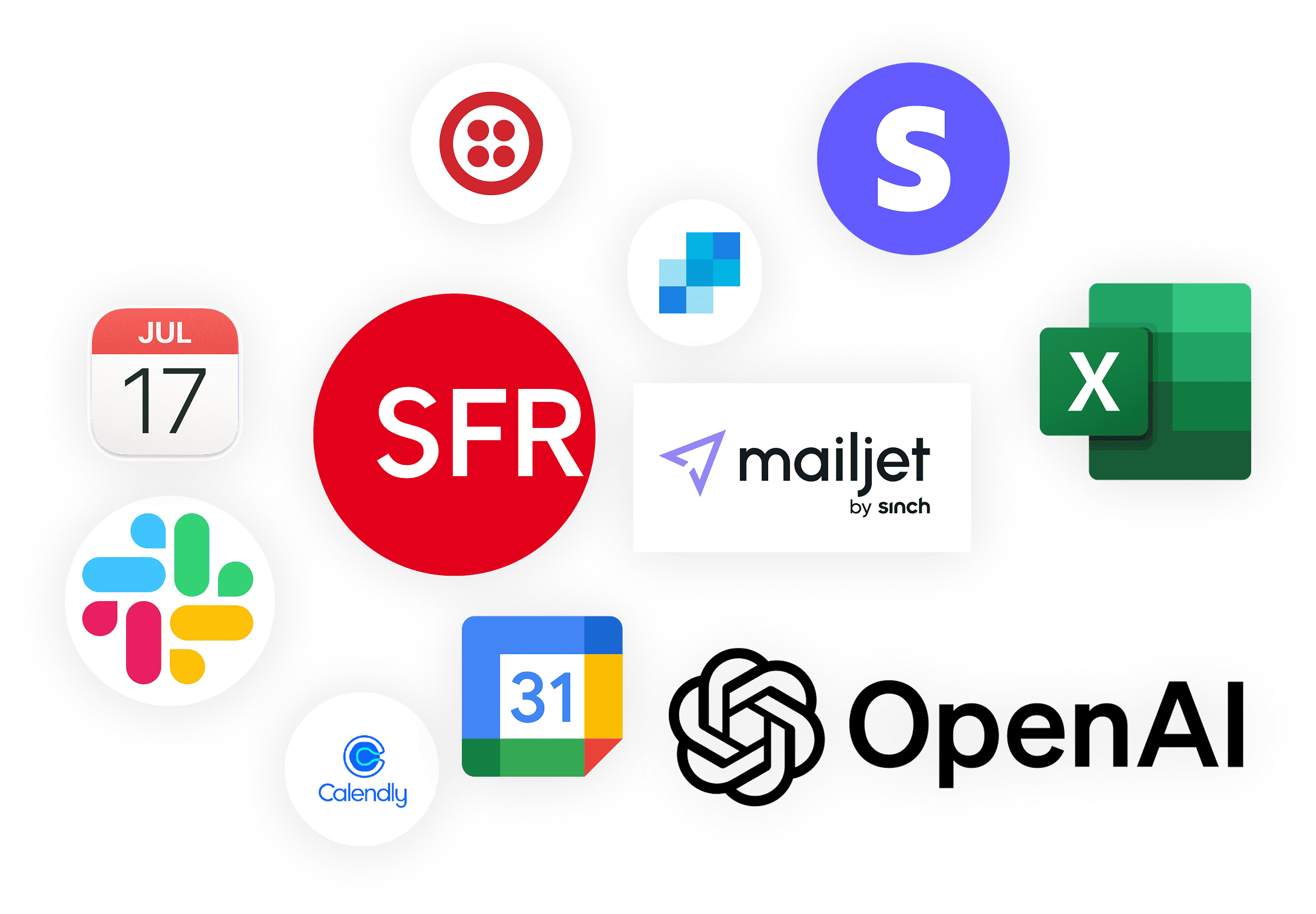 Shaker integrations screen