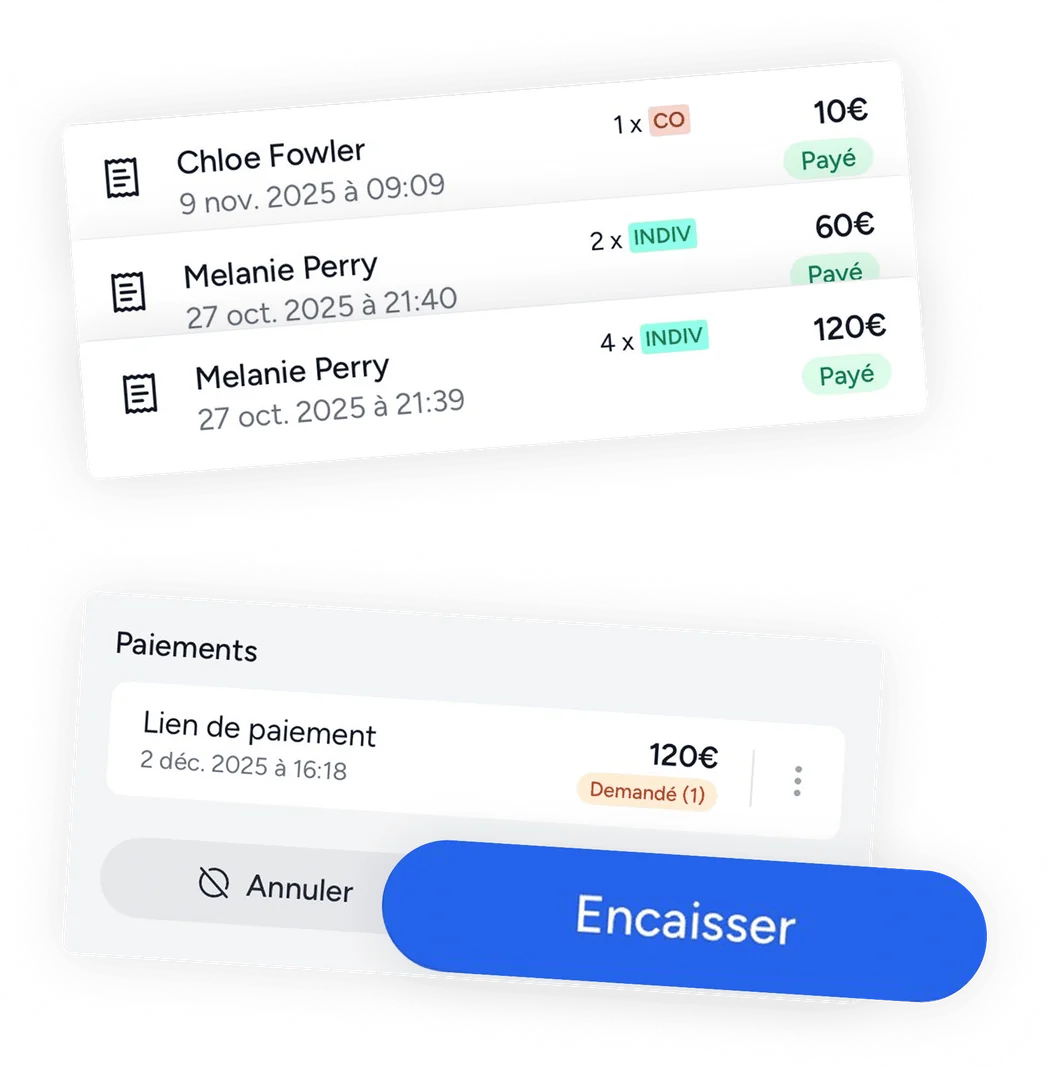Shaker payments and point-of-sale screens